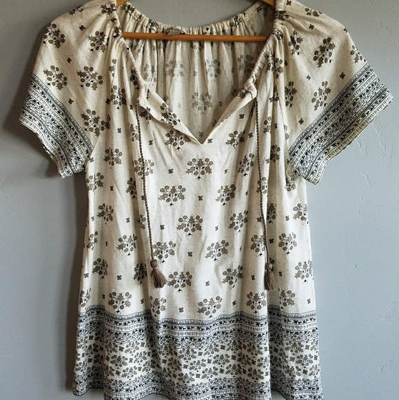 Lucky Brand Boho Top - Picture 2 of 5